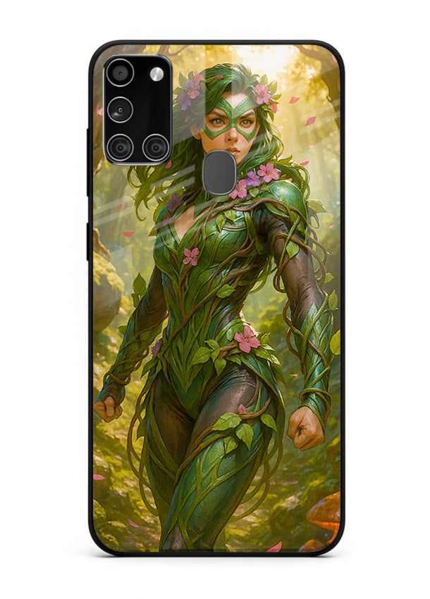 Poison Ivy Nature Queen cover for Samsung A21s