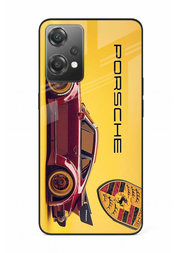 Classic Porsche car side profile with heritage styling and bold composition for OnePlus Nord CE2 Lite 5G