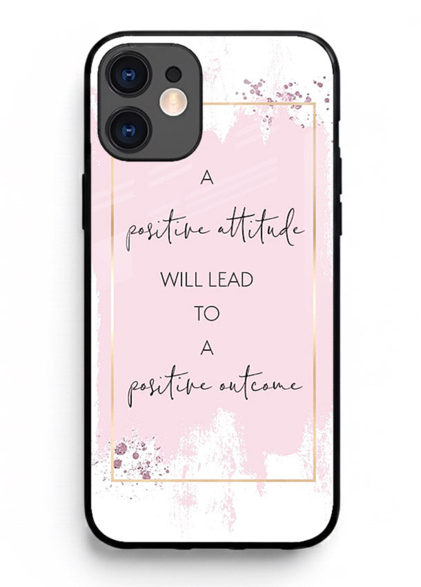 Pink watercolor block artwork printed on iphone 12 glass back cover with bright tones.