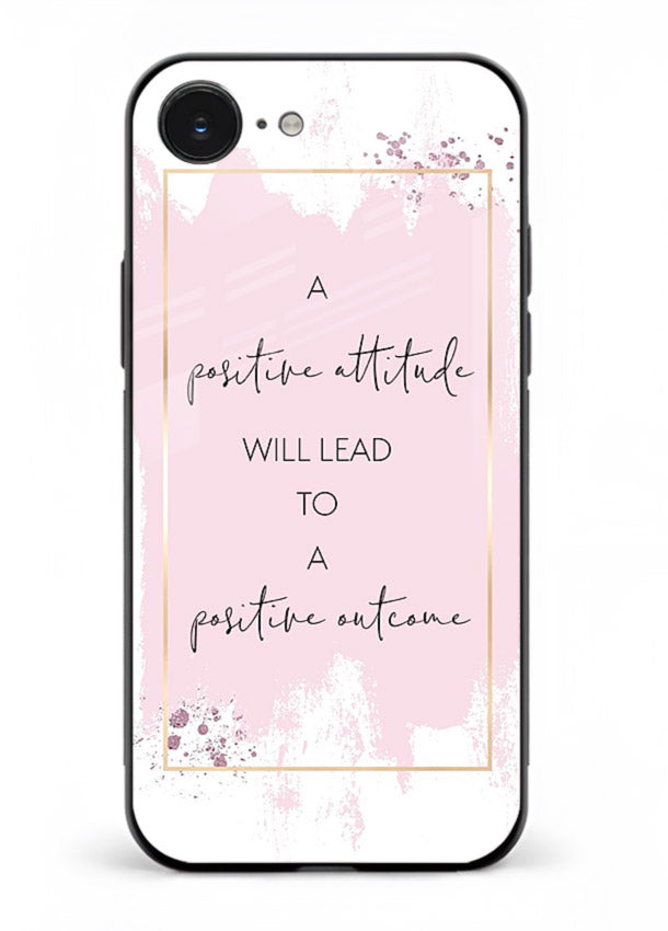 Pink watercolor block artwork printed on iphone 16e glass back cover with bright tones.