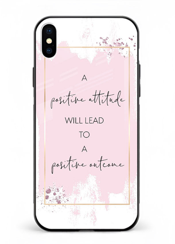 Pink watercolor block artwork printed on iphone xs max glass back cover with bright tones.