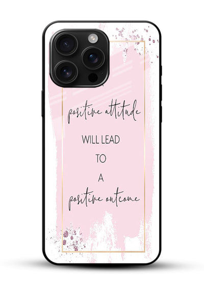 Pink watercolor block artwork printed on glossy vibrant premium glass back cover with bright tones. - Angle Front