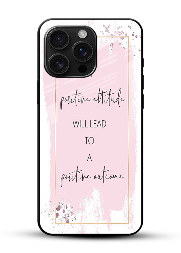 Pink watercolor block artwork printed on glossy vibrant premium glass back cover with bright tones. - Angle Front