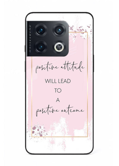 Pink watercolor block artwork printed on OnePlus 10 Pro glass back cover with bright tones.