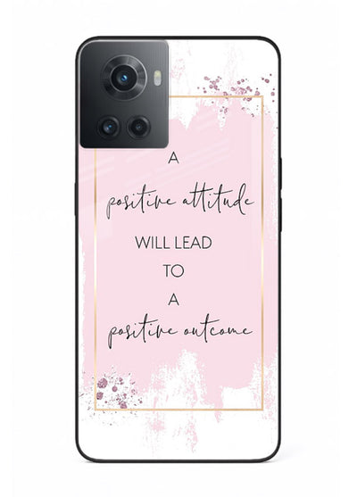 Pink watercolor block artwork printed on OnePlus 10R glass back cover with bright tones.