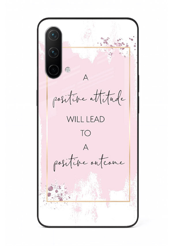 Pink watercolor block artwork printed on OnePlus Nord CE 5G glass back cover with bright tones.