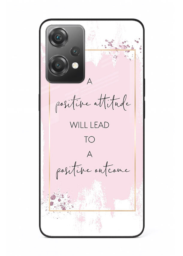 Pink watercolor block artwork printed on OnePlus Nord CE2 Lite 5G glass back cover with bright tones.