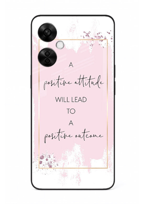 Pink watercolor block artwork printed on OnePlus Nord CE3 Lite glass back cover with bright tones.