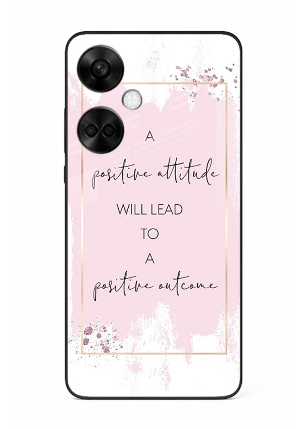 Pink watercolor block artwork printed on OnePlus Nord CE3 glass back cover with bright tones.