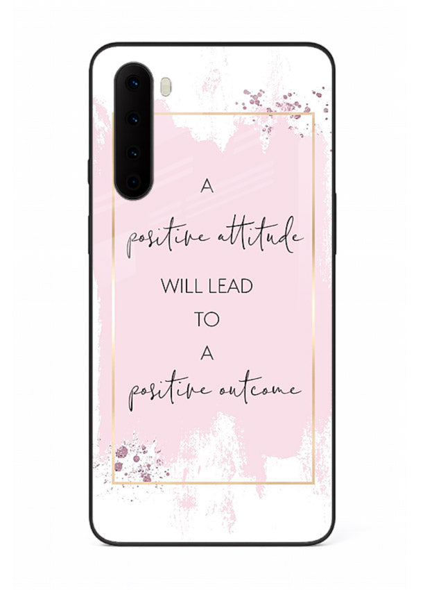 Pink watercolor block artwork printed on OnePlus Nord glass back cover with bright tones.