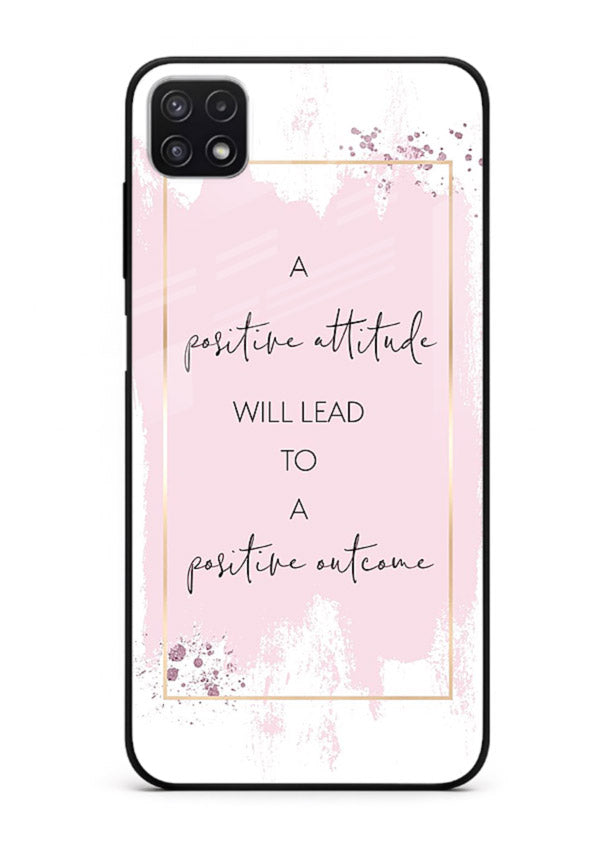 Pink watercolor block artwork printed on Samsung F42 5G glass back cover with bright tones.
