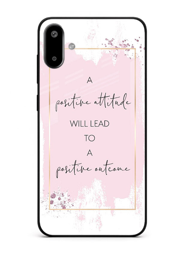 Pink watercolor block artwork printed on Samsung F06 5G glass back cover with bright tones.