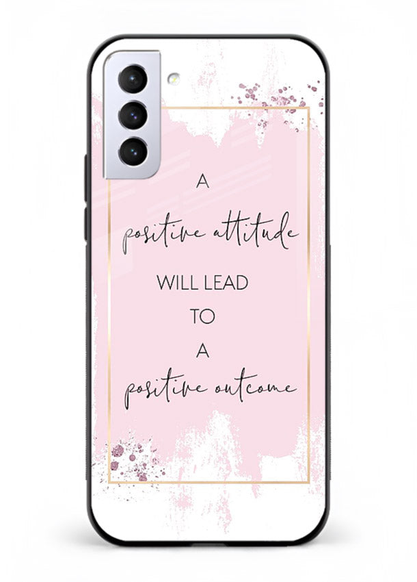 Pink watercolor block artwork printed on Samsung S21 FE glass back cover with bright tones.