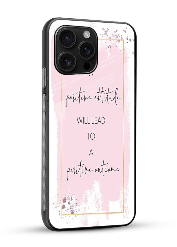 Pink watercolor block artwork printed on glossy vibrant premium glass back cover with bright tones. - Angle Side