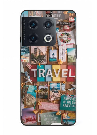 Postcard Travel Wall collage artwork OnePlus 10 Pro glass back cover