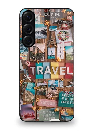 Postcard Travel Wall collage artwork Samsung A54 5G glass back cover