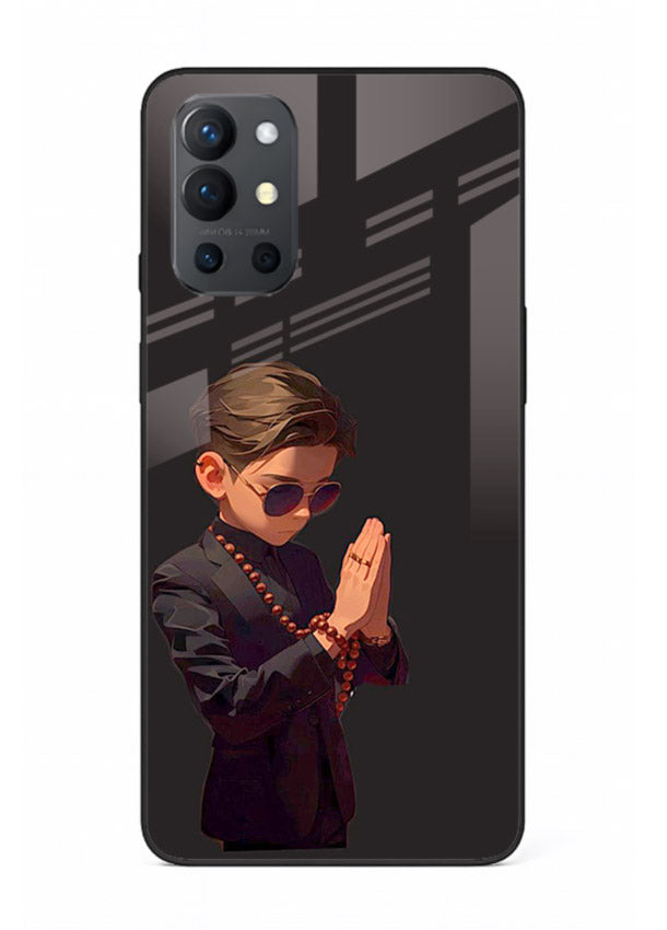 Prayer Boy Shadow reflective silhouette OnePlus 9R glass back cover