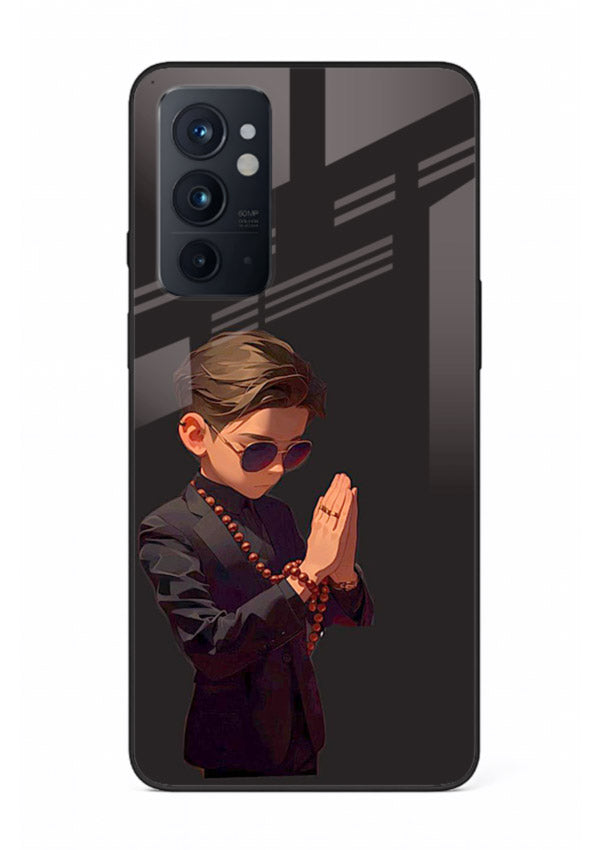 Prayer Boy Shadow reflective silhouette OnePlus 9RT glass back cover
