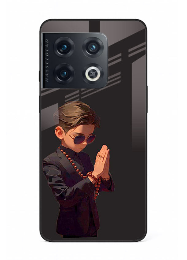 Prayer Boy Shadow reflective silhouette OnePlus 10 Pro glass back cover
