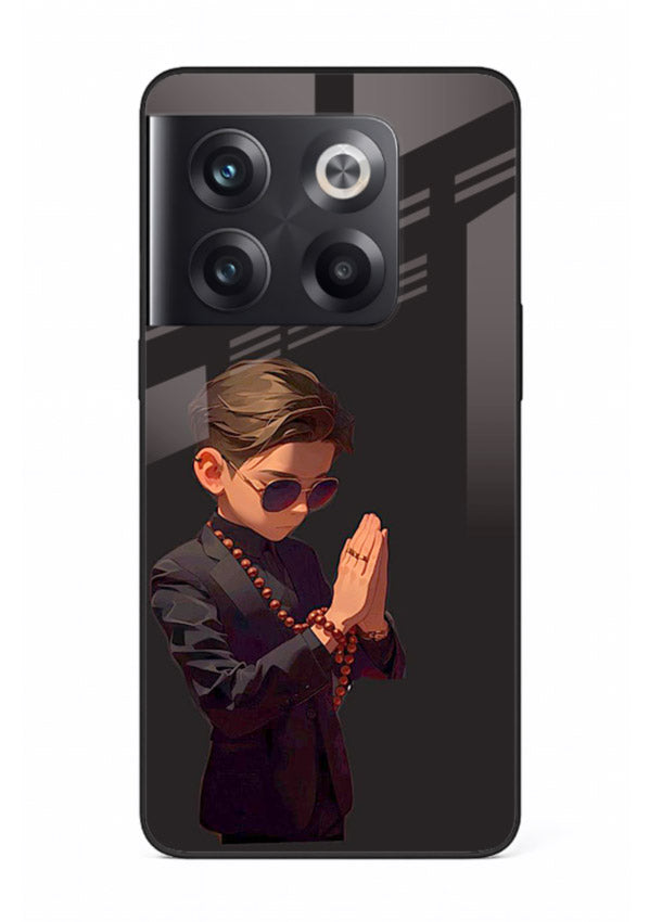 Prayer Boy Shadow reflective silhouette OnePlus 10T glass back cover