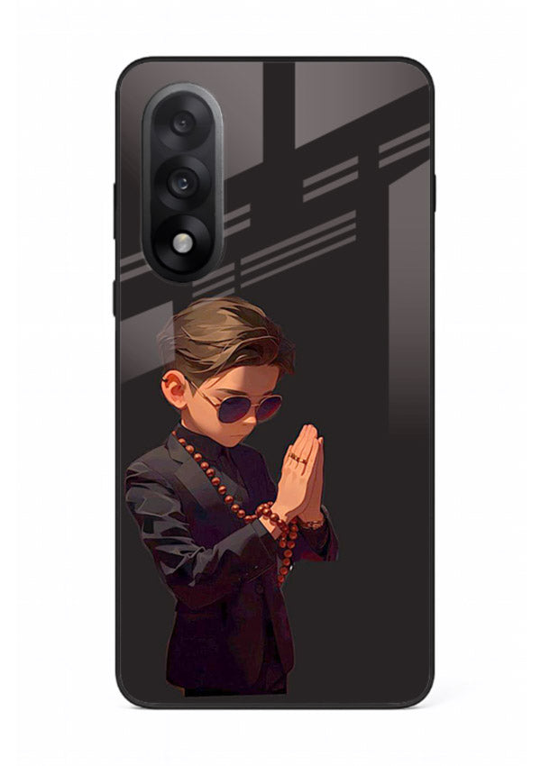 Prayer Boy Shadow reflective silhouette OnePlus Nord 5 glass back cover