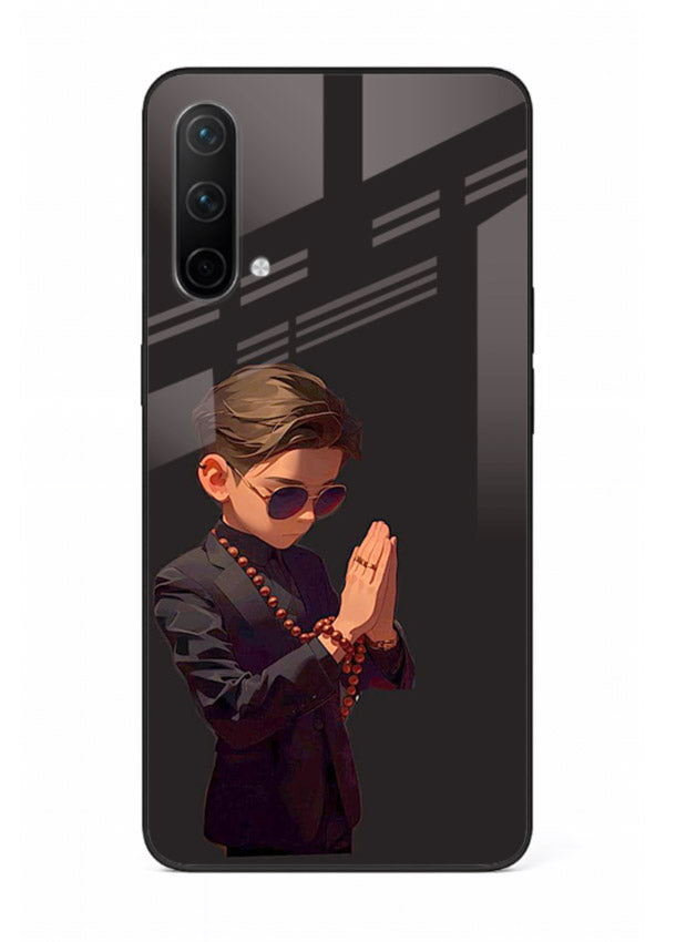 Prayer Boy Shadow reflective silhouette OnePlus Nord CE 5G glass back cover
