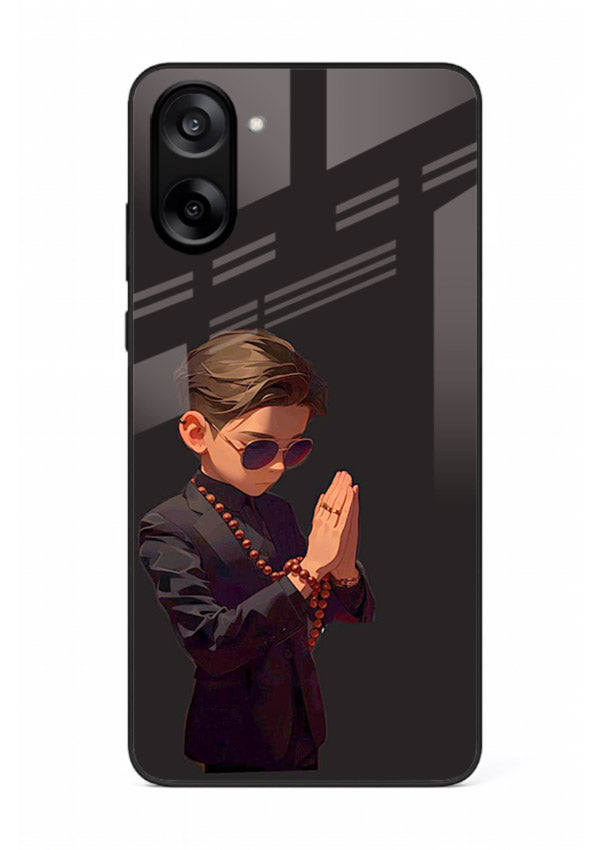 Prayer Boy Shadow reflective silhouette OnePlus Nord CE5 glass back cover