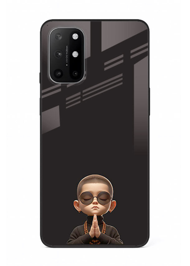 Prayer Hands Boy reflective artwork OnePlus 8T glass back cover