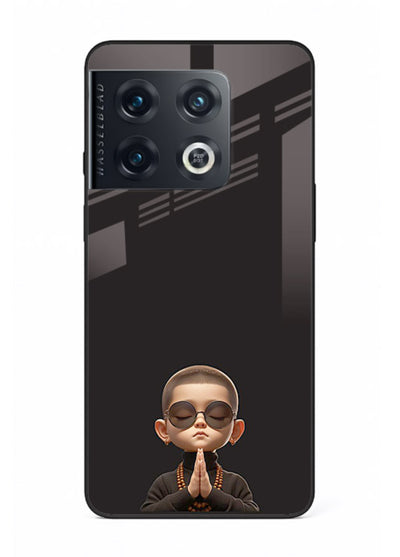 Prayer Hands Boy reflective artwork OnePlus 10 Pro glass back cover