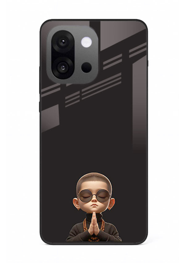 Prayer Hands Boy reflective artwork OnePlus 13s glass back cover