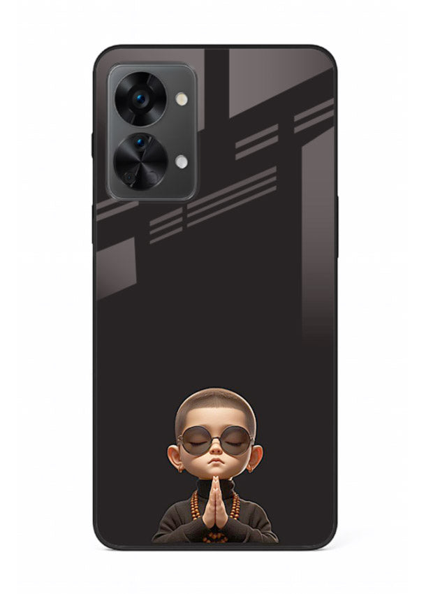 Prayer Hands Boy reflective artwork OnePlus Nord 2T glass back cover