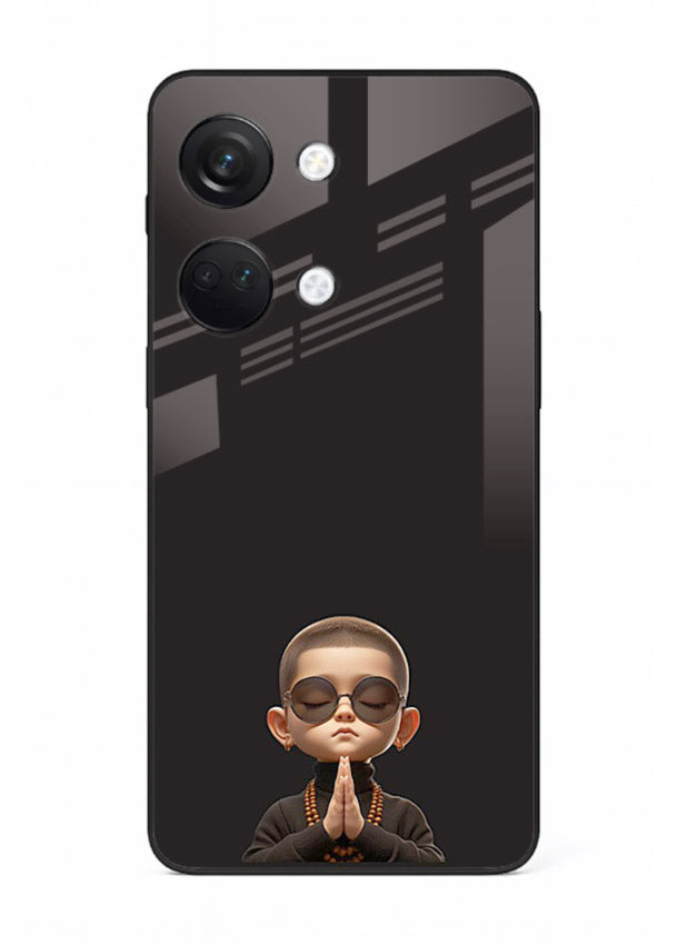 Prayer Hands Boy reflective artwork OnePlus Nord 3 glass back cover