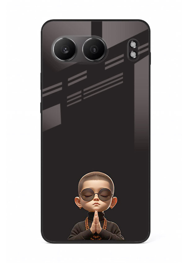 Prayer Hands Boy reflective artwork OnePlus Nord 4 glass back cover