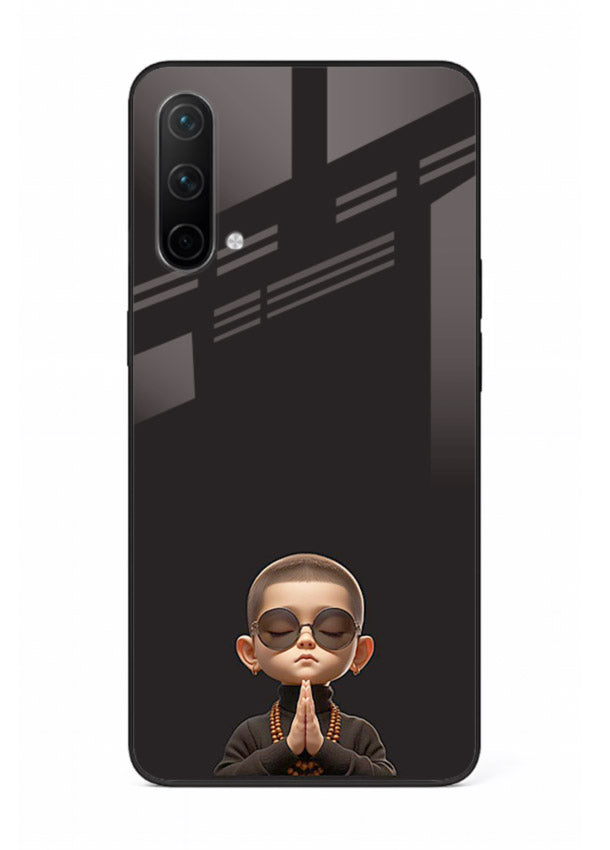 Prayer Hands Boy reflective artwork OnePlus Nord CE 5G glass back cover