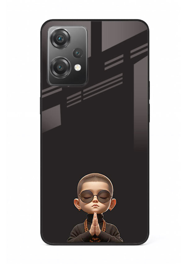 Prayer Hands Boy reflective artwork OnePlus Nord CE2 Lite 5G glass back cover