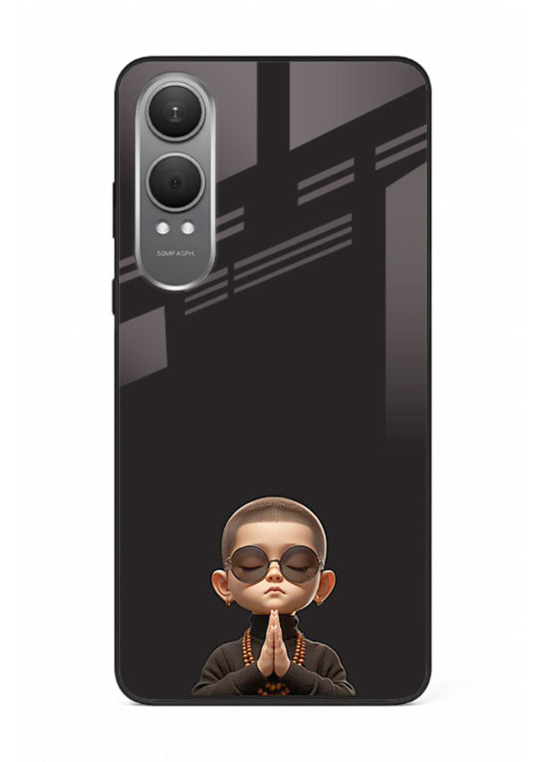 Prayer Hands Boy reflective artwork OnePlus Nord CE4 Lite glass back cover