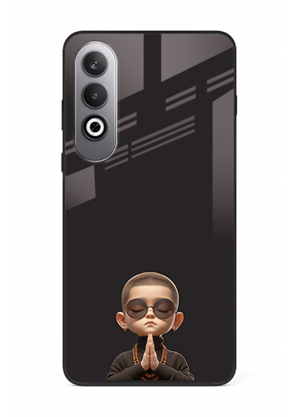 Prayer Hands Boy reflective artwork OnePlus Nord CE4 glass back cover