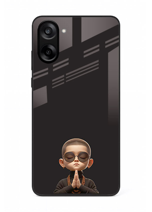 Prayer Hands Boy reflective artwork OnePlus Nord CE5 glass back cover