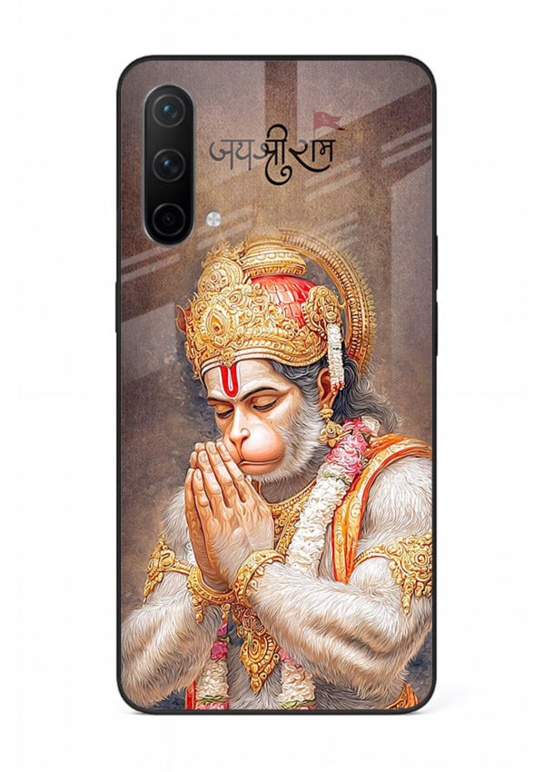 Lord Ram praying devotional art OnePlus Nord CE 5G glass bold spiritual case