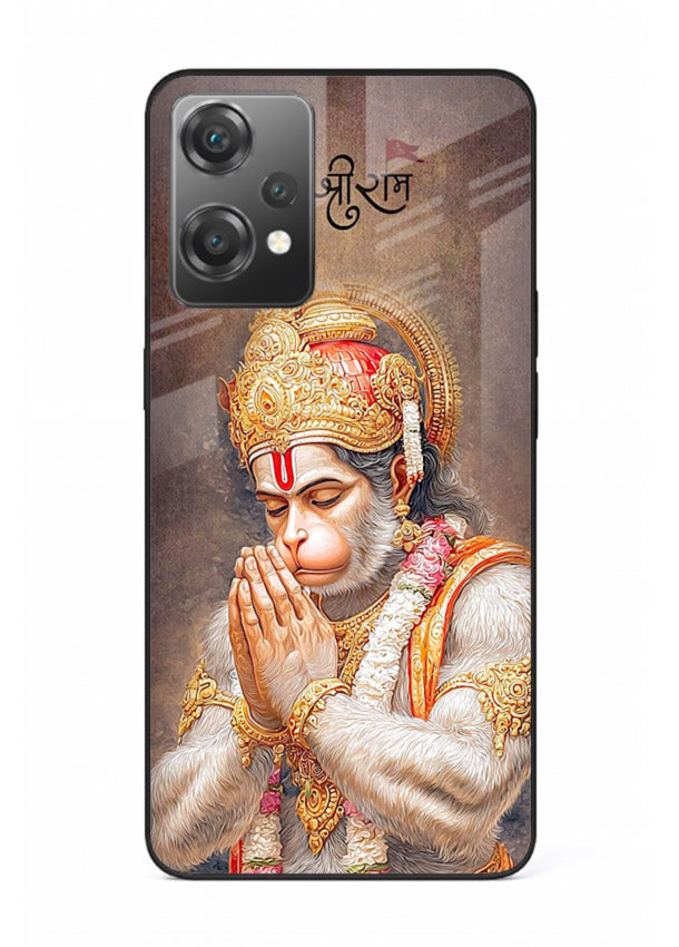 Lord Ram praying devotional art OnePlus Nord CE2 Lite 5G glass bold spiritual case