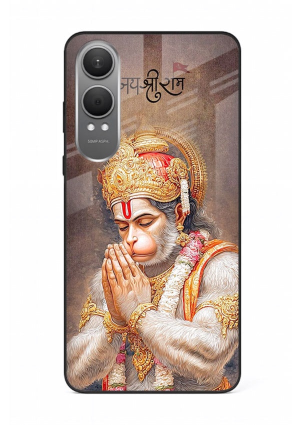 Lord Ram praying devotional art OnePlus Nord CE4 Lite glass bold spiritual case
