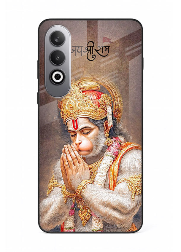 Lord Ram praying devotional art OnePlus Nord CE4 glass bold spiritual case