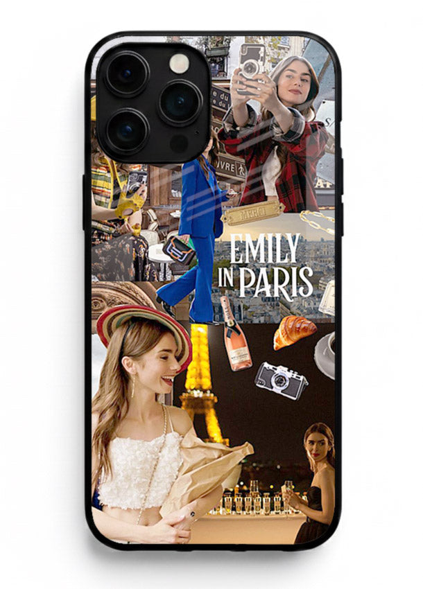 Industrial mechanical core artwork on tempered glass iPhone 15 Pro Max back cover