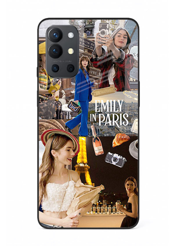 Industrial mechanical core artwork on tempered glass OnePlus 9R back cover