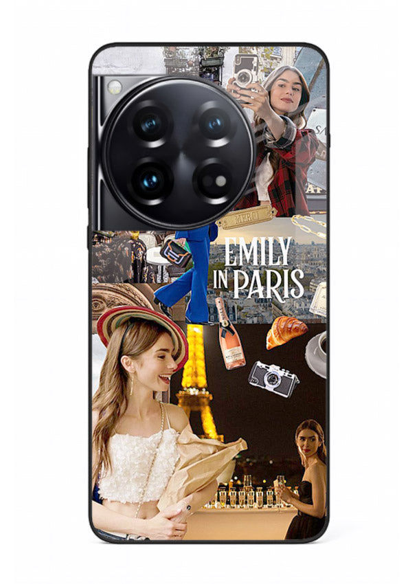 Industrial mechanical core artwork on tempered glass OnePlus 12 back cover