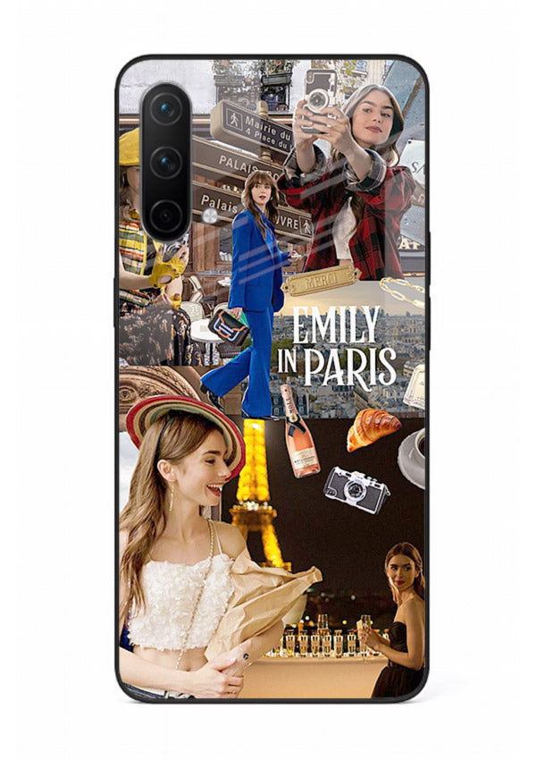 Industrial mechanical core artwork on tempered glass OnePlus Nord CE 5G back cover