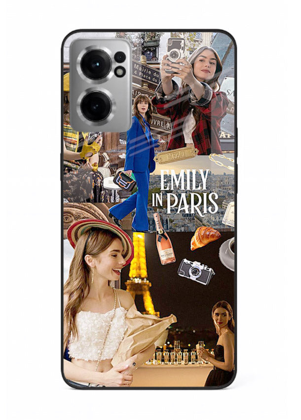 Industrial mechanical core artwork on tempered glass OnePlus Nord CE2 5G back cover