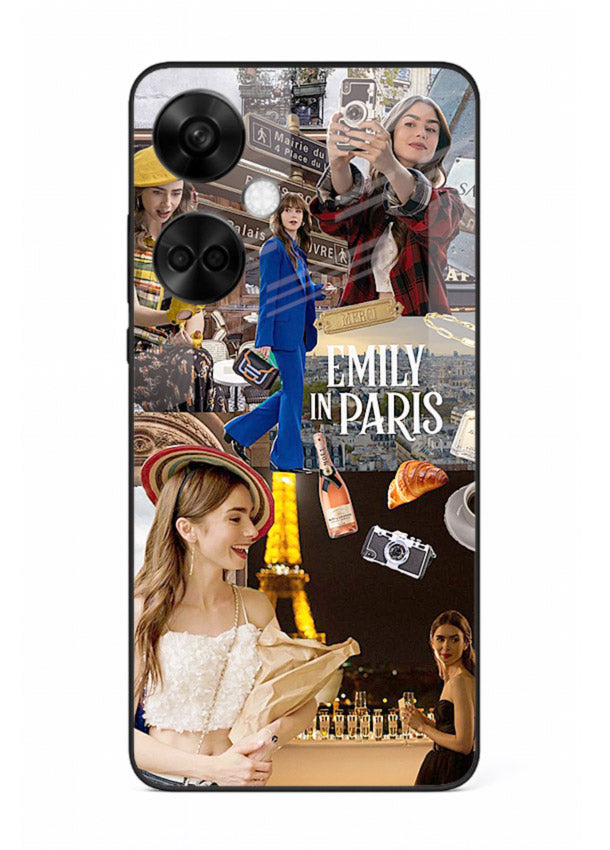 Industrial mechanical core artwork on tempered glass OnePlus Nord CE3 back cover