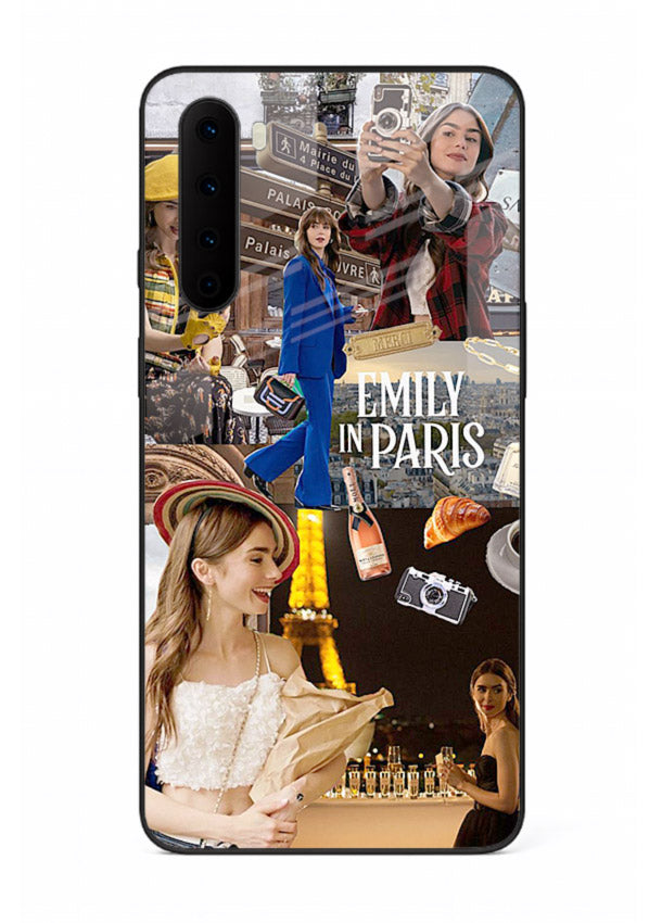Industrial mechanical core artwork on tempered glass OnePlus Nord back cover
