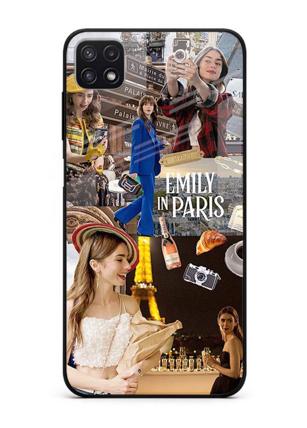 Industrial mechanical core artwork on tempered glass Samsung F42 5G back cover